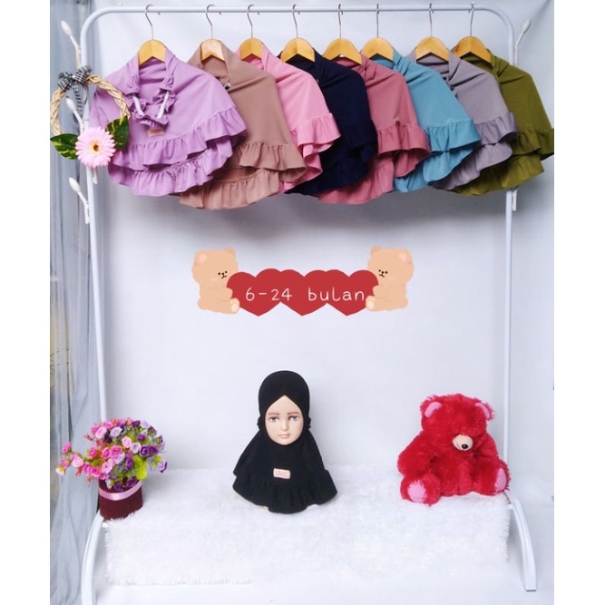 kerudung bayi dan kerudung anak ori Raffa kids