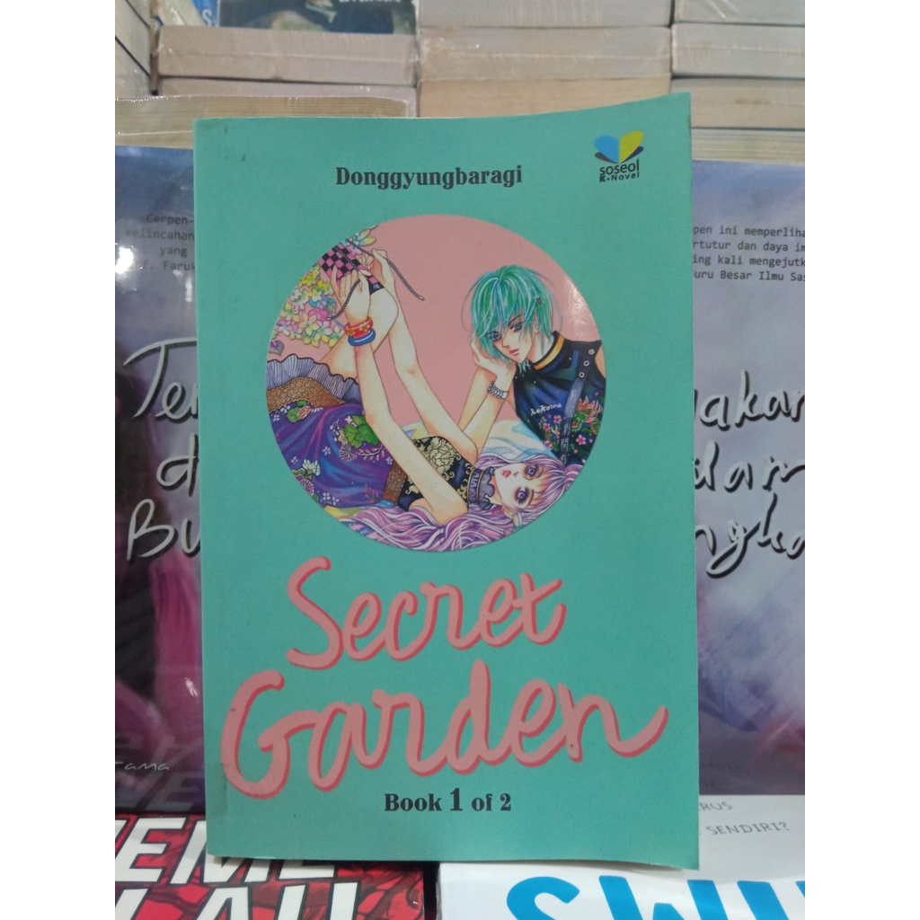 BUKU ORIGINAL "SECRET GARDEN BOOK 1 OR 2" DONGGYUNGBARAGI BUKU NOVEL SASTRA