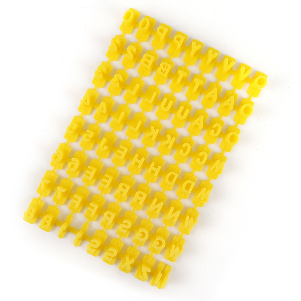 [READY STOCK] Alphabet Number Fondant Cake Biscuit Stamp Embosser Mold