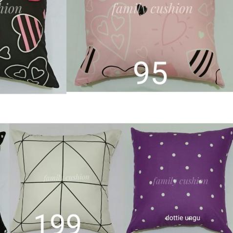 ➦ sarung bantal sofa / kursi ukuran 60x60 ✼