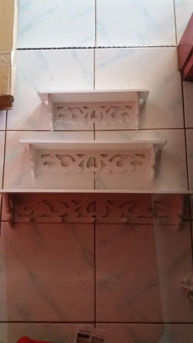 Fs Rak Dinding Rak Vintage Hiasan Dinding Rak Dekorasi 1 Set 3 Psc Rak Murah Rak Serbaguna Rak Hias