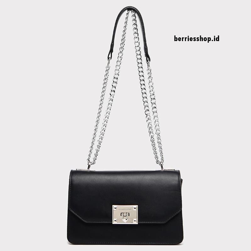 A74- TAS FHASION IMPOR CHARLES CK FULL EMBOS RANTAI TAS TANGAN/TOTE BAG/IMPORT/PREMIUM BIRU TAS HITA