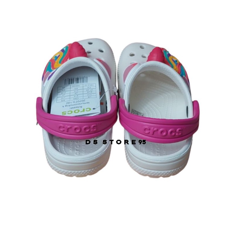 SANDAL CROCS ANAK UNICON 3D / CROCS PONY / CROCS UNICON ANAK PREMPUAN