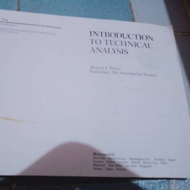 Buku Introduction to Technical Analysis Martin J Pring