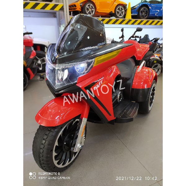 Motor Aki Anak Harley Red