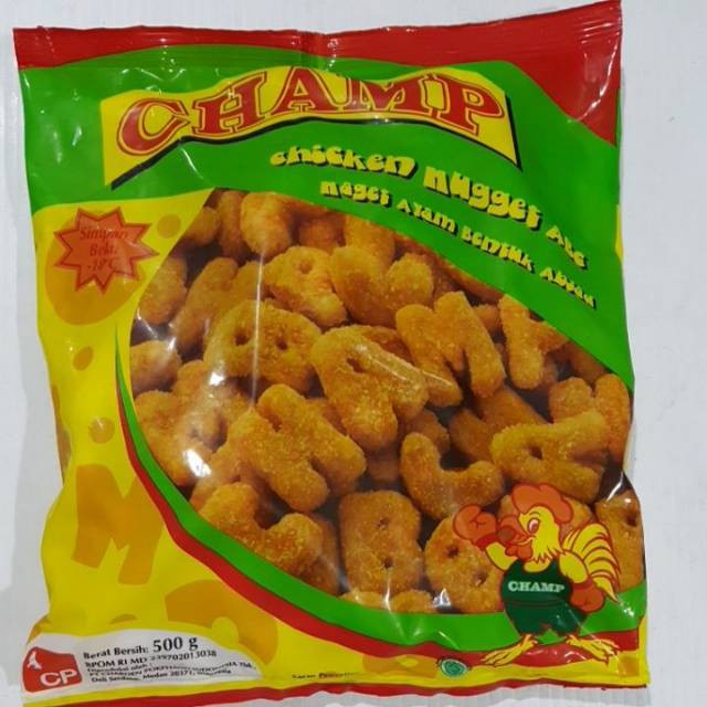 Champ Nugget ABC 500gr / naget bentuk abjad