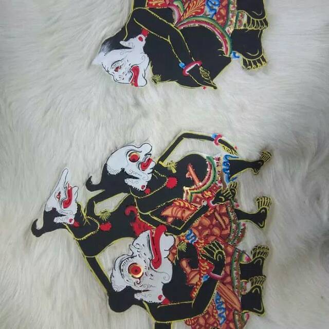 Lukisan Lembaran Wayang Punakawan