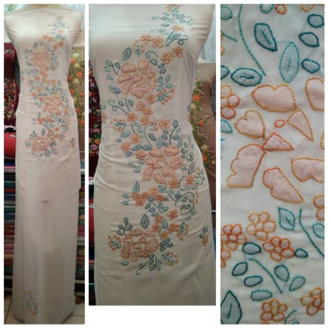 Baju bahan sulam bayang