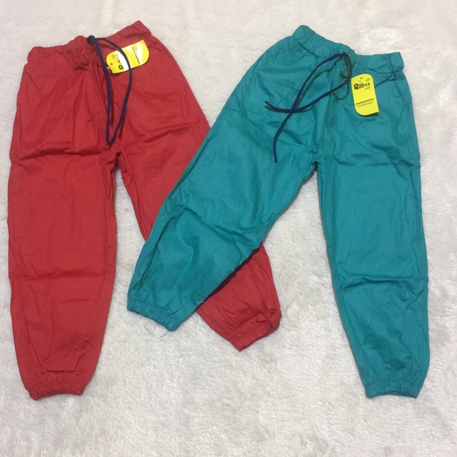 Jogger Polos Kecil / Celana Panjang Rysya Kids / Celana Cewek Cowok Unisex Murah