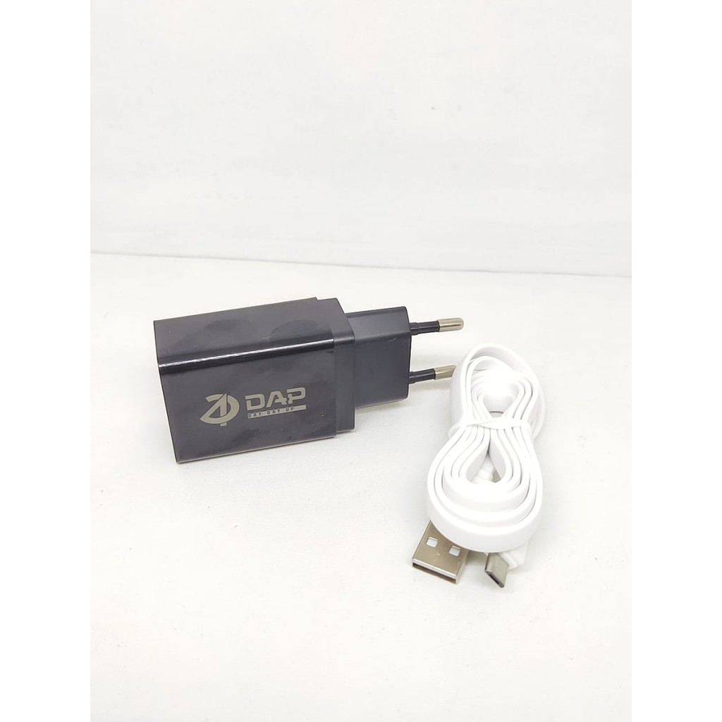 DAP D-A3.0QC Travel Fast Charger 1 Port 5V 3A 18W Include Data Cable Micro USB 1m