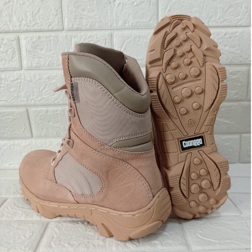 SEPATU SAFETY BOOTS PRIA WANITA MODERN SAFETY KULIT 8inc