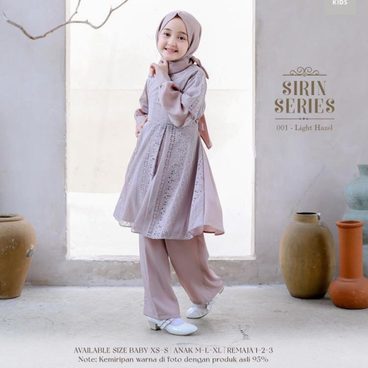 {TIG.08Ap22ᴮ} SIRIN SERIES KIDS 2IN1 MIX BRUKAT MALIKA/SETELAN MUSLIM ANAK 8-10 TAHUN/SETELAN ATASAN