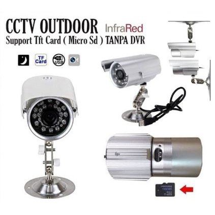 Camera CCTV Portable Memory Card Micro SD Kamera OUTDOOR 720P