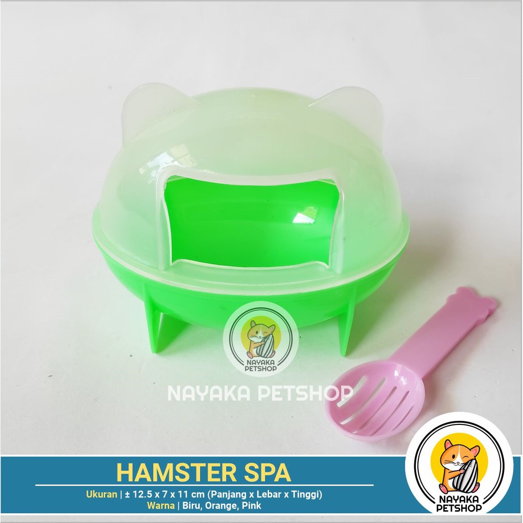 Hamster Spa Tempat Mandi Pasir Hamster Wadah Mandi Pasir Rumah Hamster