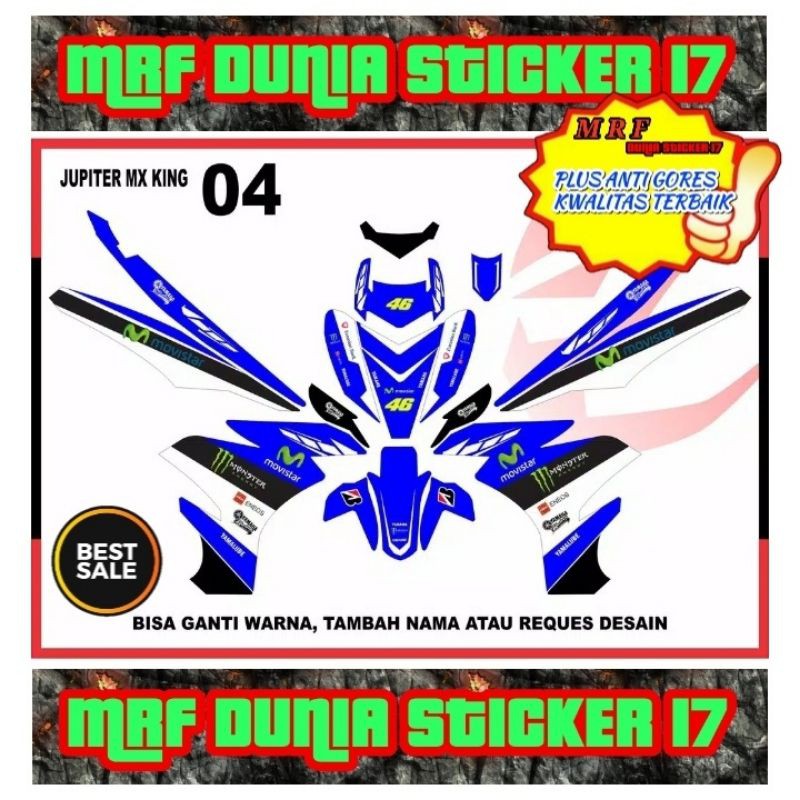 Sticker decal Jupiter MX King Full Body Jupiter MX King decal Sticker Jupiter MX King 04
