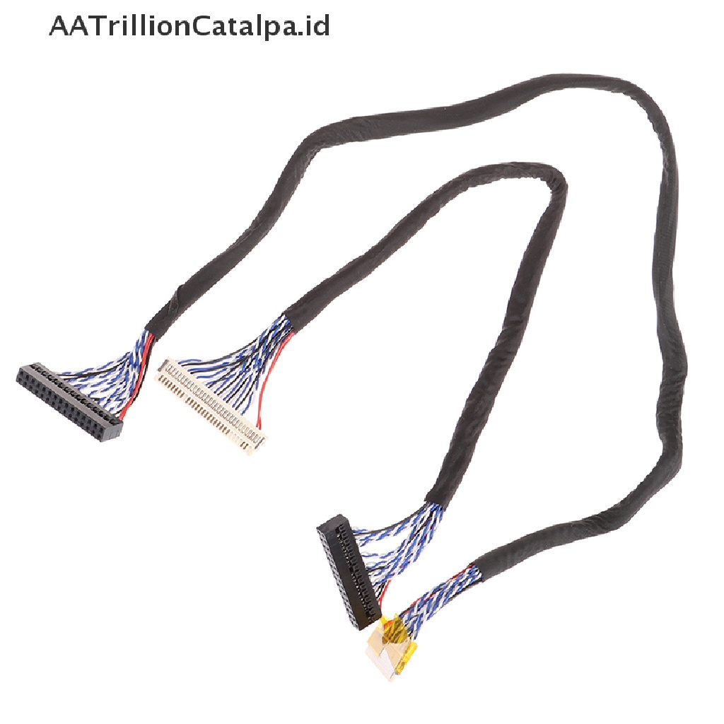 Aatrillioncatalpa LVDS Kabel FIX-30P-S6 30pin double 2ch 6 bit Untuk panel LCD