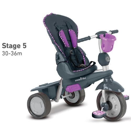 Smart Trike Splash Recliner 5in1 PURPLE / Mainan Sepeda Anak Smart Trike