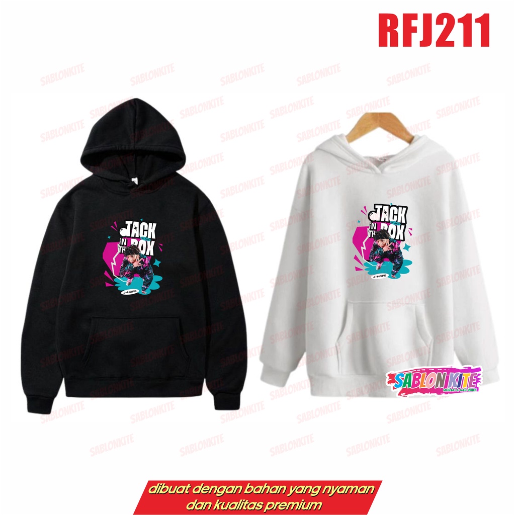 MURAH!!! HOODIE KPOP JHOPE RFJ211 JACK IN THE BOX JK RM V JIN