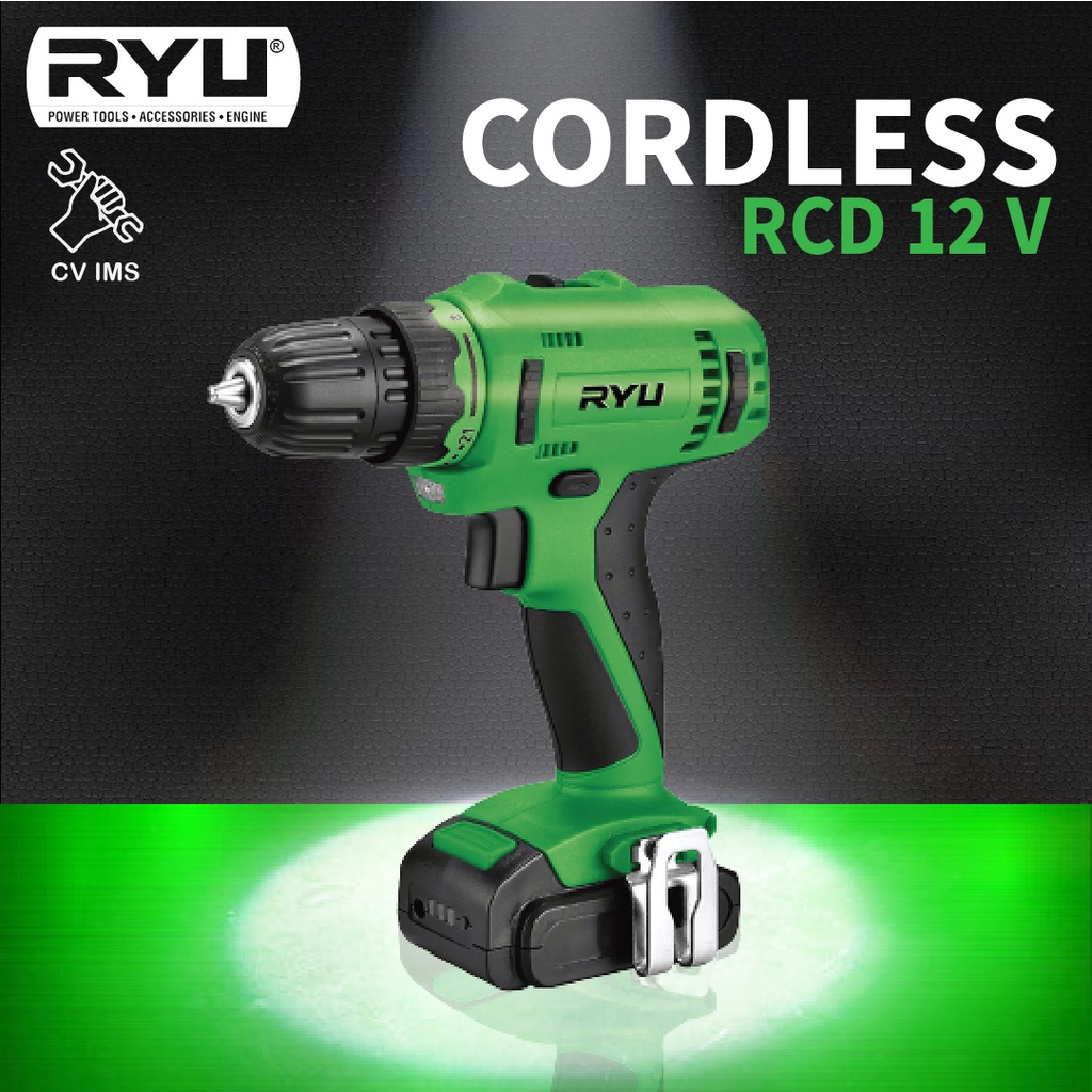 RYU Bor Baterai Cordless 12V