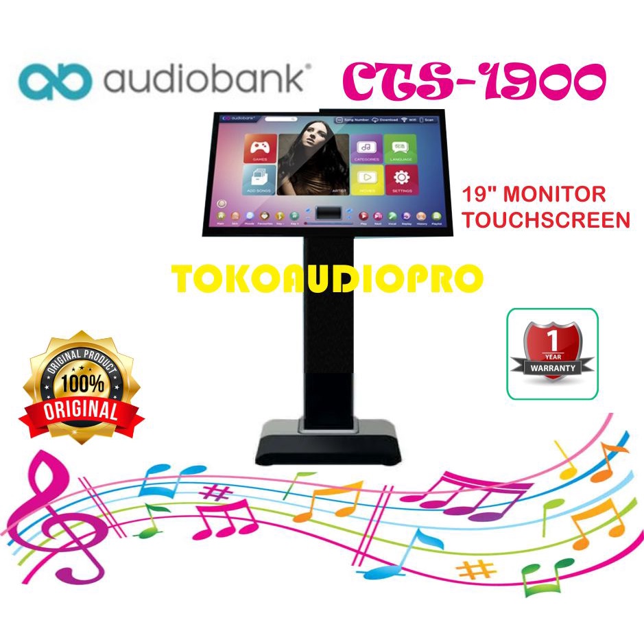 Jual Audiobank Cts1900 Touchscreen Monitor Layar Sentuh Shopee Indonesia