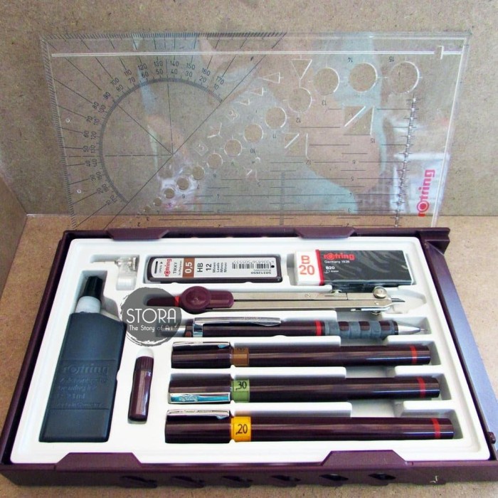 

(TERLARIS) ROTRING RAPIDO SET 0.2/0.3/0.5 BOX