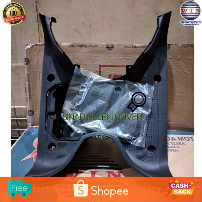 WIN - LANTAI BORDES DEK KAKI PIJAKAN  SCOOPY K93 RING 12 2018 2019 2020 DONAT