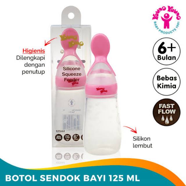 Sendok botol young young 125ml