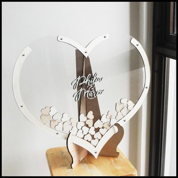 

Guest Book Acrylic Transparan 50Cm | Buku Tamu Unik | Guest Book Frame
