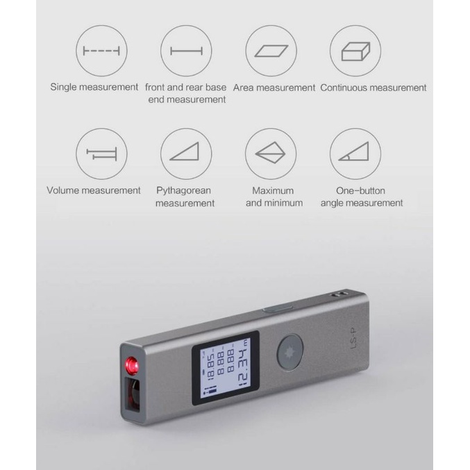 Duka LSP LS5 Laser Range Finder Meteran Digital