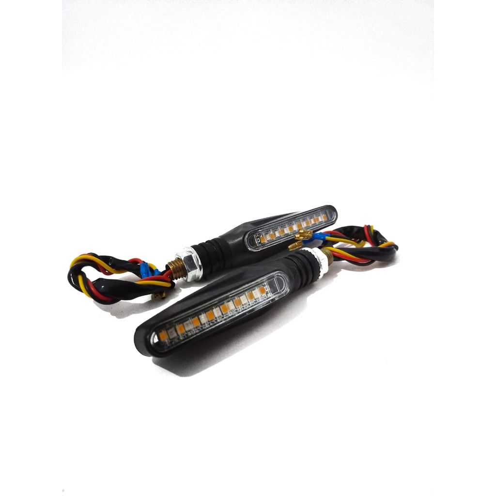 New Lampu Sein Led Running Flowing Berjalan - Sen Jalan Universal MotorSport Vario CBR Vixion Terbar