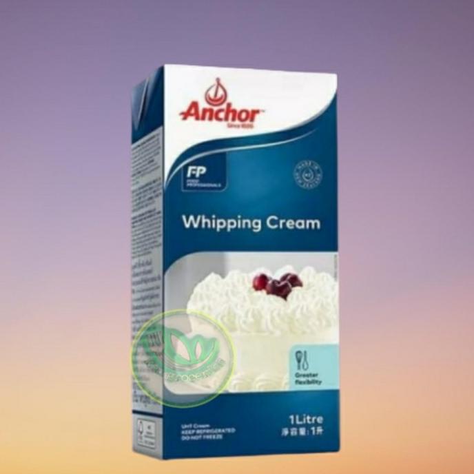 

(BISA COD) Anchor Whipping Cream 1 Litter TERJAMIN Kode 834