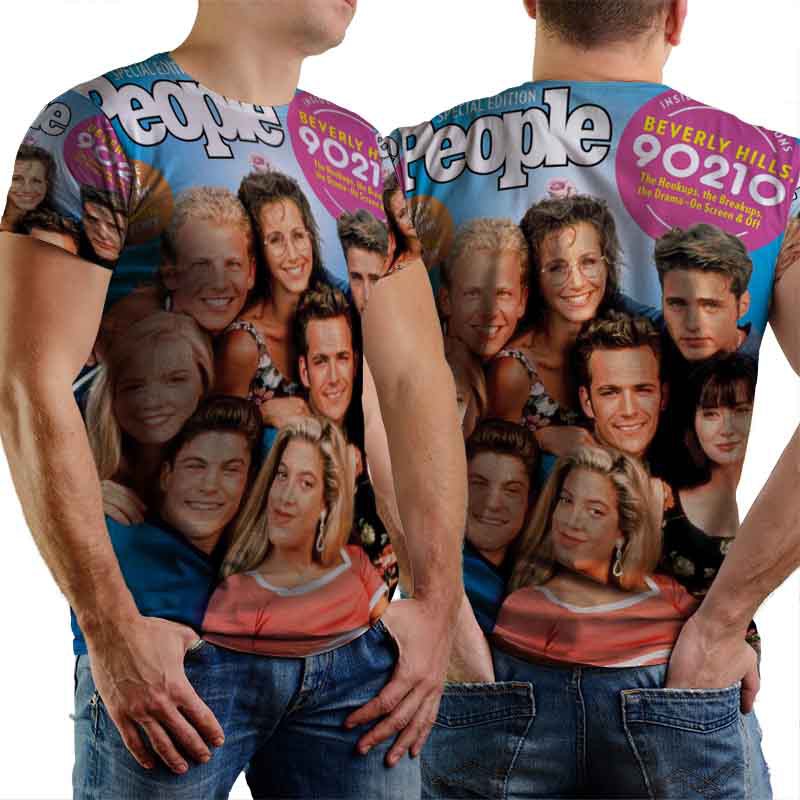Kaos Beverly Hills 90210 Tshirt Fullprint