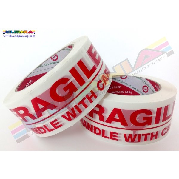 

sale Lakban Fragile Mudah Pecah Daimaru 48 mm x 100 m Murah