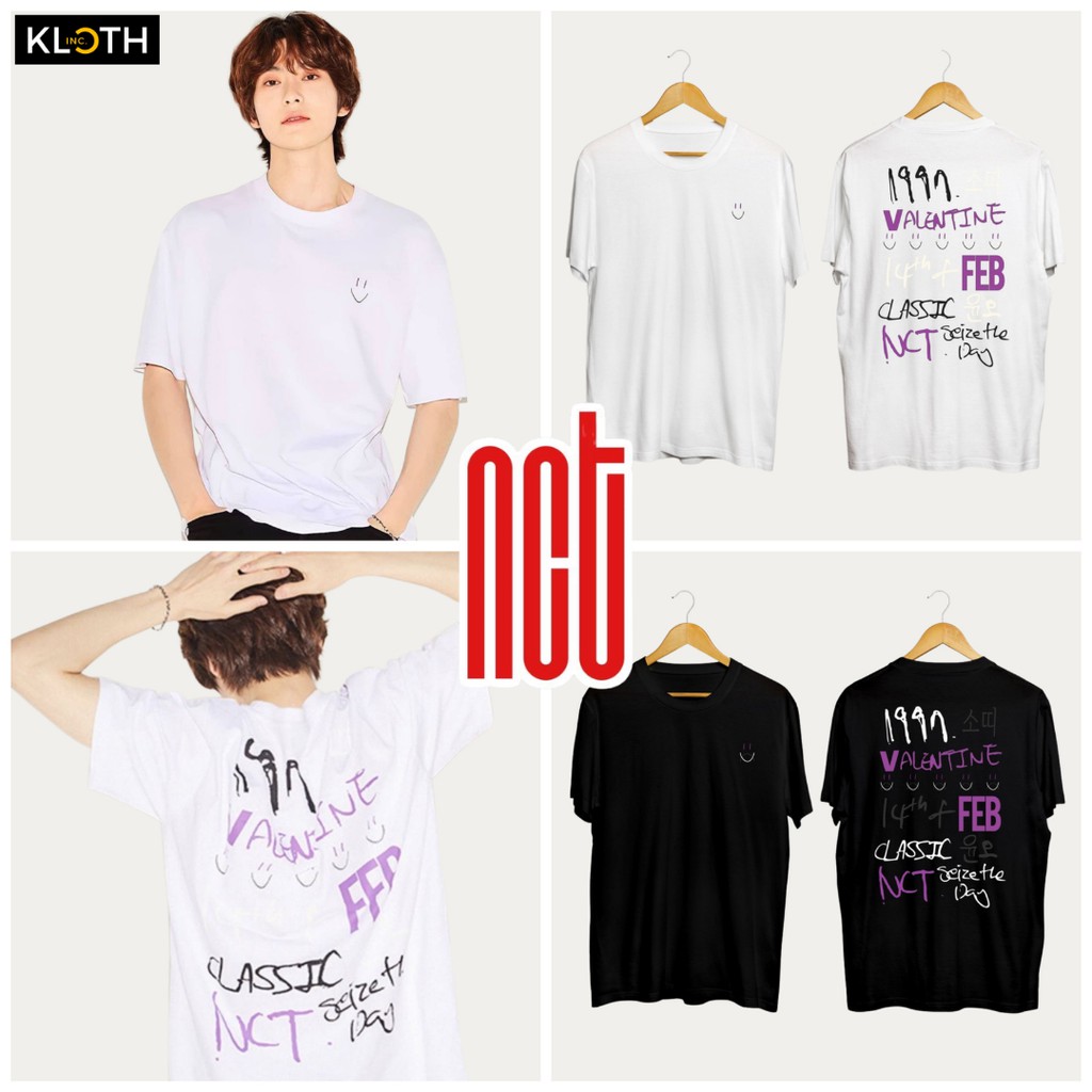 [NEW] Kaos NCT JAEHYUN Valentine 1997 Cotton 24s Premium Bisa Upgrade Lengan Panjang