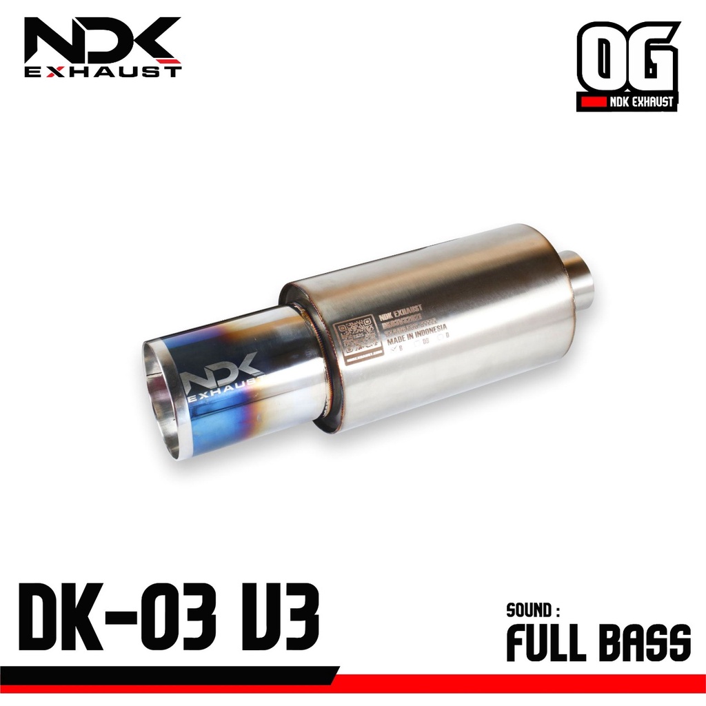 KNALPOT MOBIL NDK EXHAUST MUFFLER DK-03V3 KNALPOT MOBIL RACING