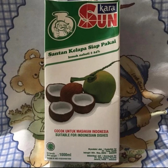 

Santan Sun Kara 1000 ml santan kelapa siap pakai harga grosir murah