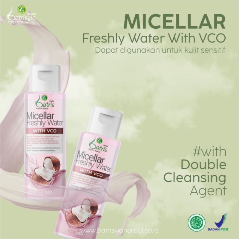 micellar freshly water with vco batrisyia