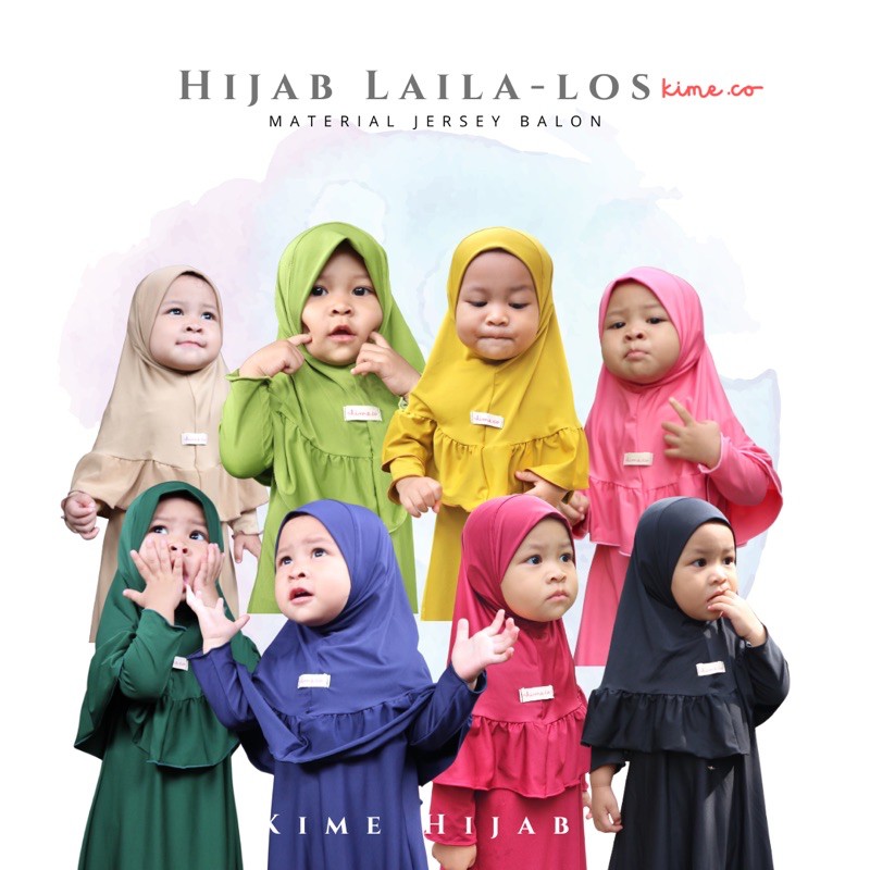 Hijab Anak Murah Syar’i usia 0 - 7th Lalos by kimehijab