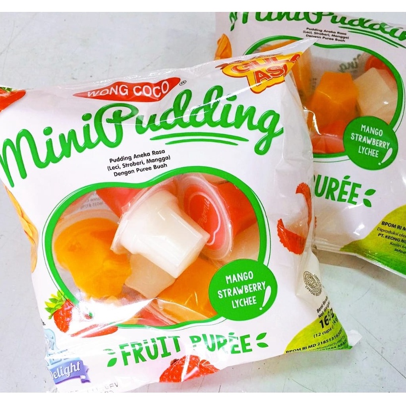 Puding Mini Pudding WONG COCO Fruit Puree