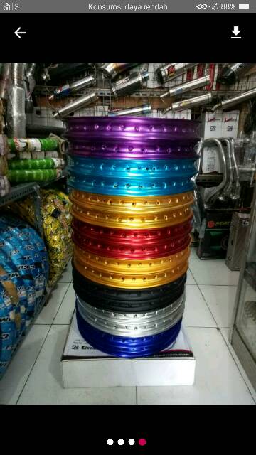 Sepasang Velg Rossi 140 140 Ring 17