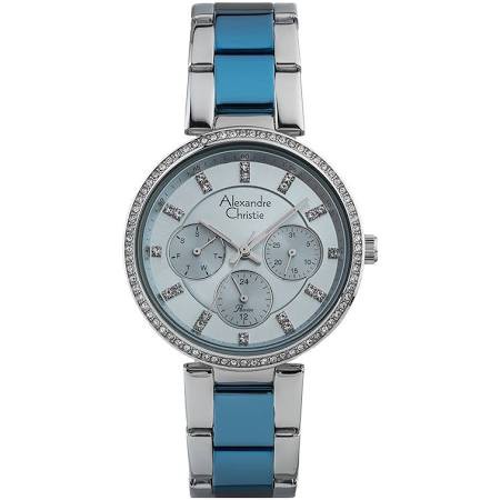 Jam Tangan Wanita Alexandre Christie AC 2874BF Light Blue