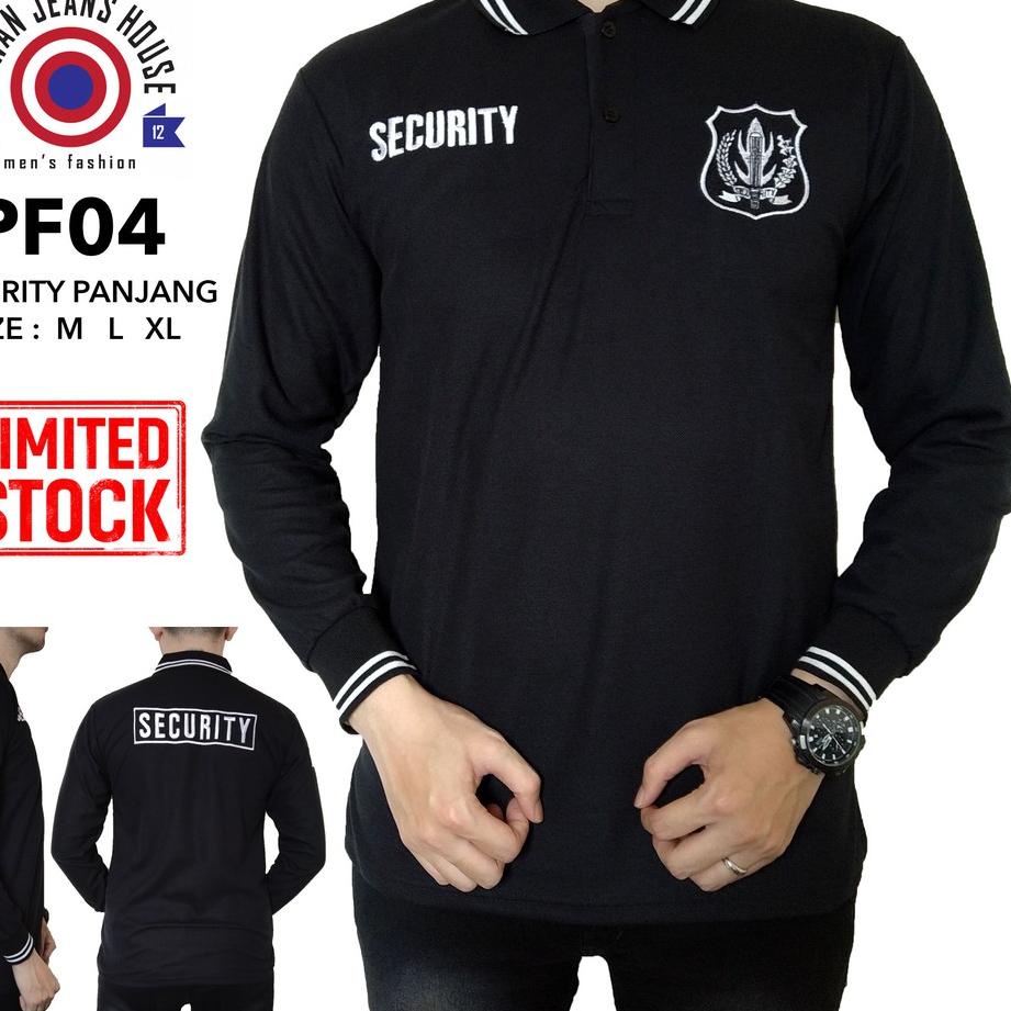 ◄ KAOS SECURITY LENGAN PANJANG , BAJU SECURITY / SATPAM , KAOS POLO PRIA ☏