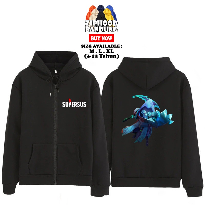 ZIPHOOD BANDUNG - Jaket Zipper Hoodie Anak Laki Laki Bounty Hunter Game Super Sus 565