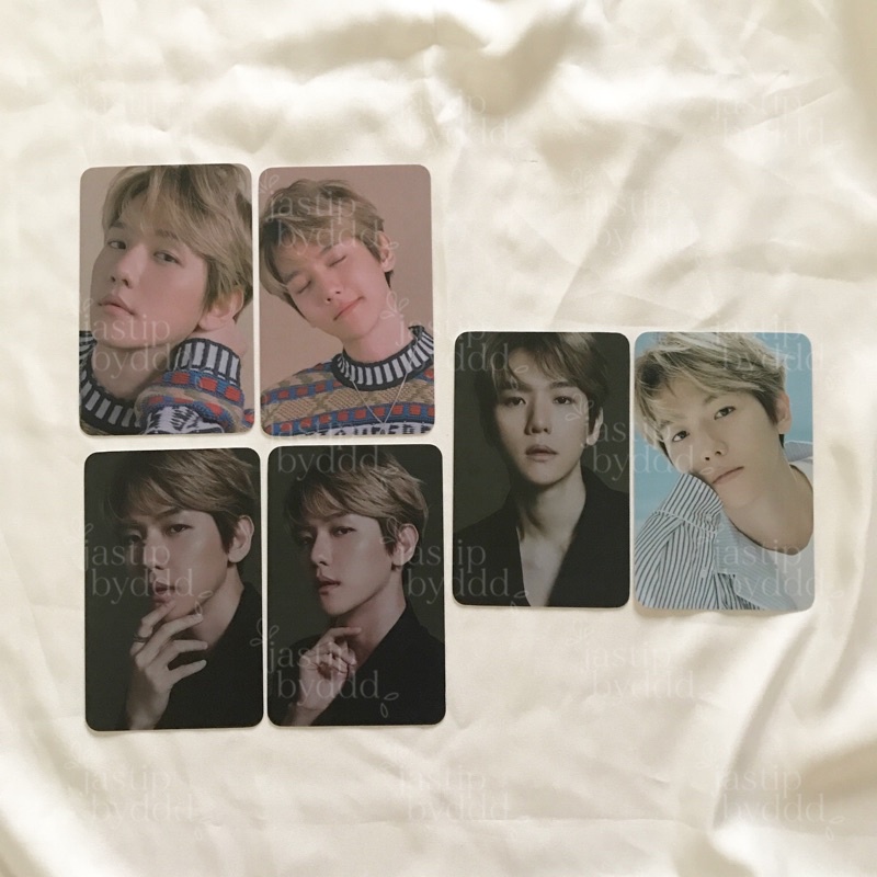 PHOTOCARD FLO 2 3 4 EXO BAEKHYUN BBH PC