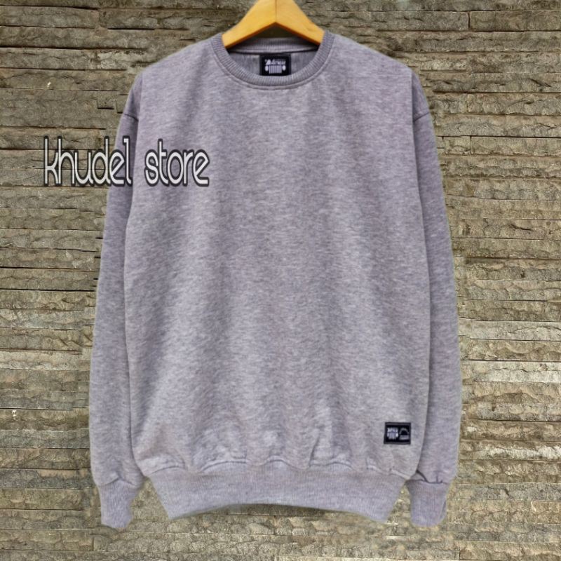 Sweater Polos Cewek Cowok Sweater Crewneck Premium Distro