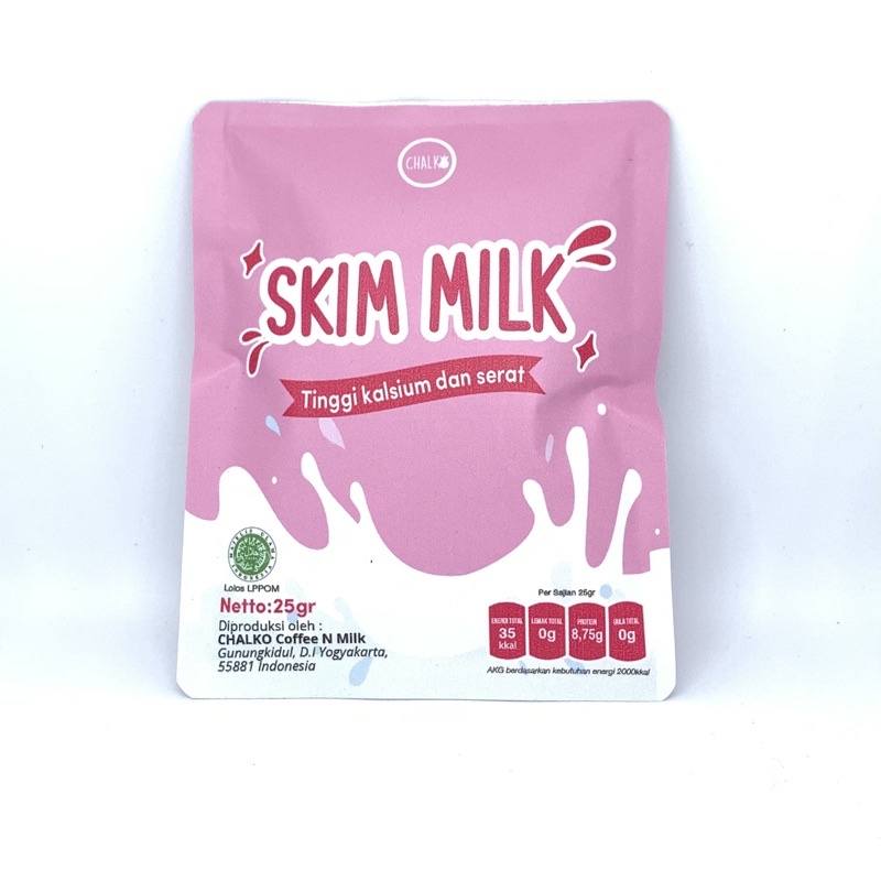 

Pure Skim Milk Dietary Routine CHALKO