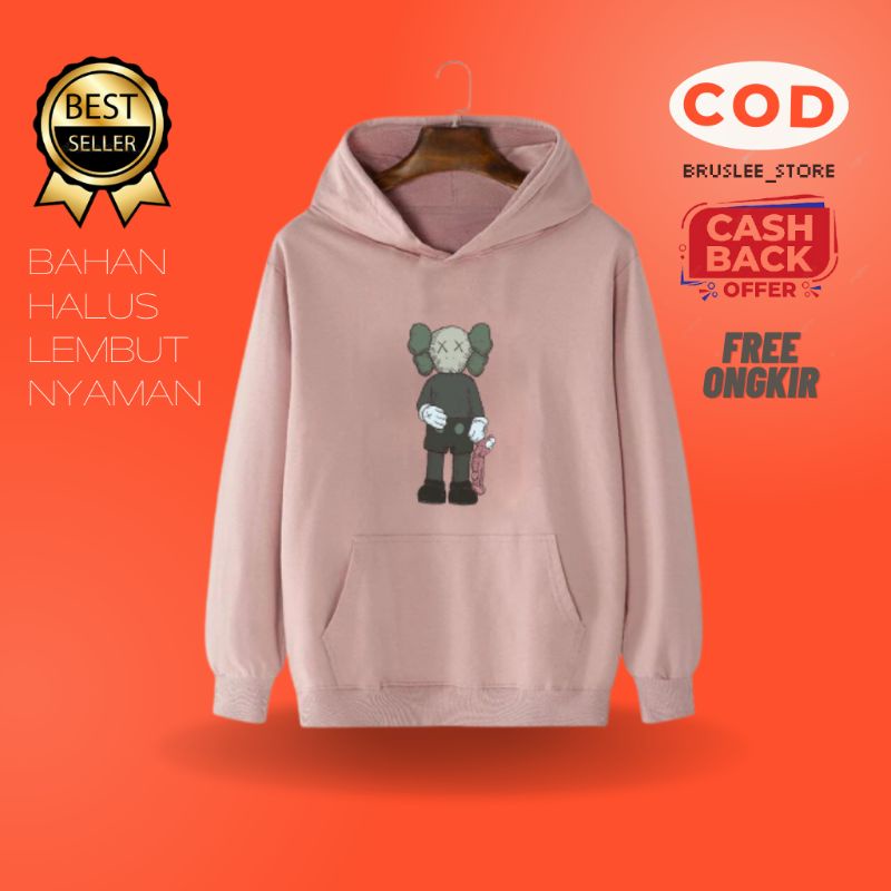 Jaket Hoodie Kaws dolls hoodie pria hoodie wanita hoodie cewek baju