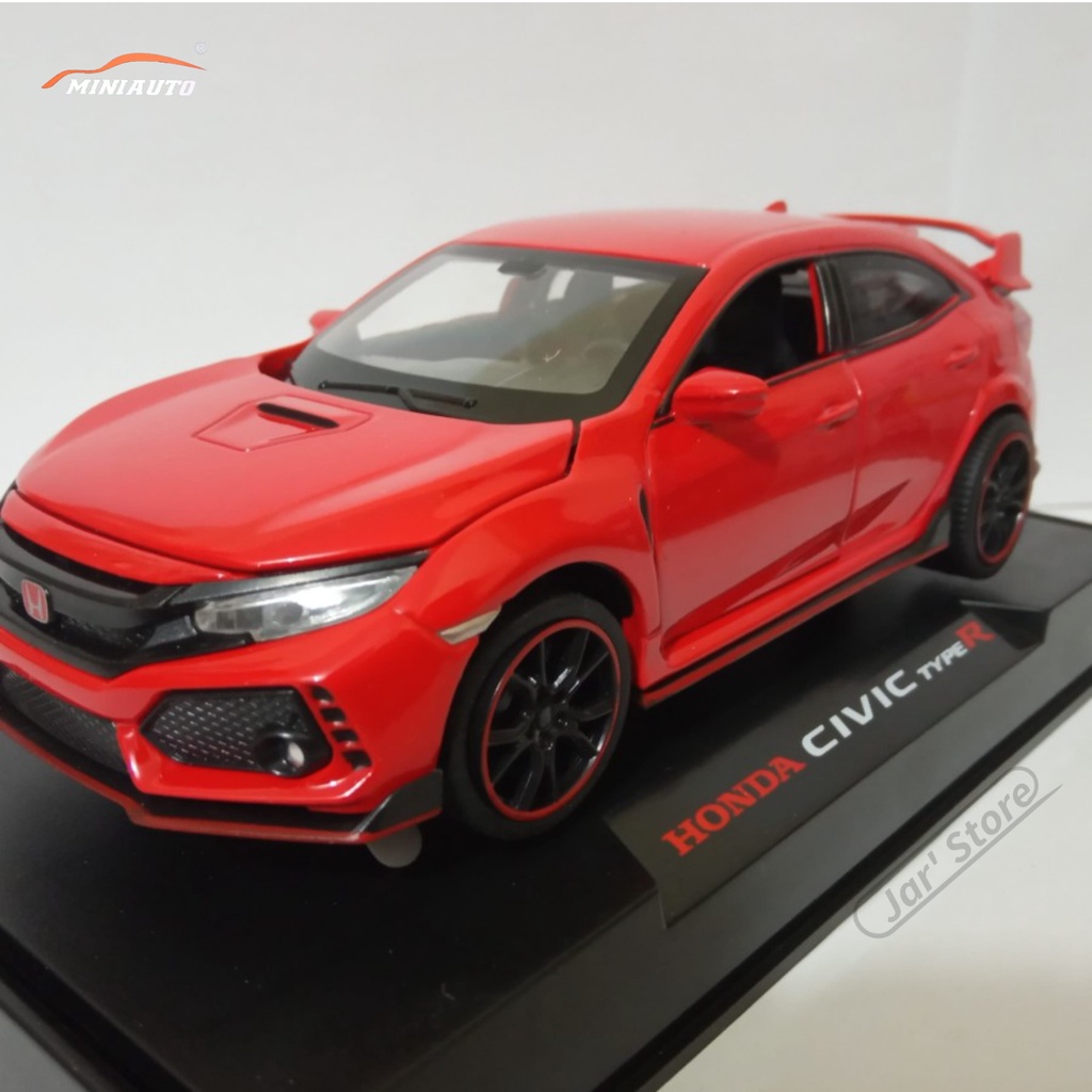 Jual Diecast Honda Civic Type R Turbo Miniauto 132 Warna Merah