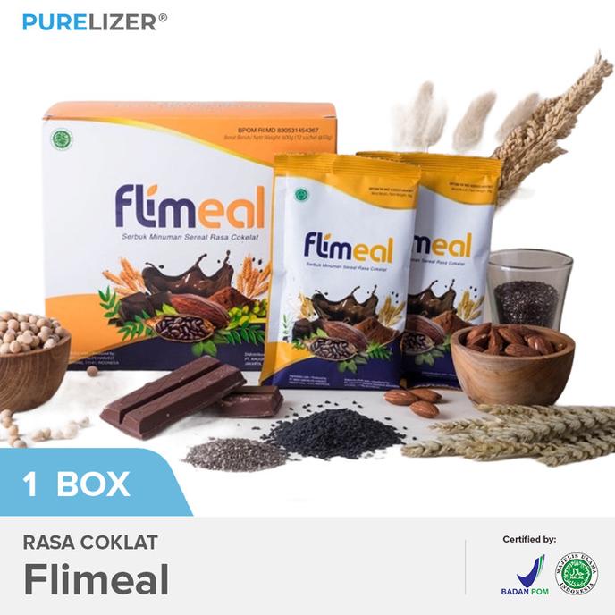 

FLIMEAL Minuman Sereal Instant Flimmeal Makanan Diet Vegan Super Food