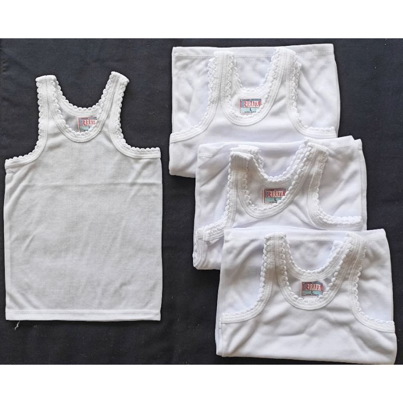 SINGLET ANAK MURAH RAFFA SMLXLXXL (0-4 TAHUN) /3 PCS